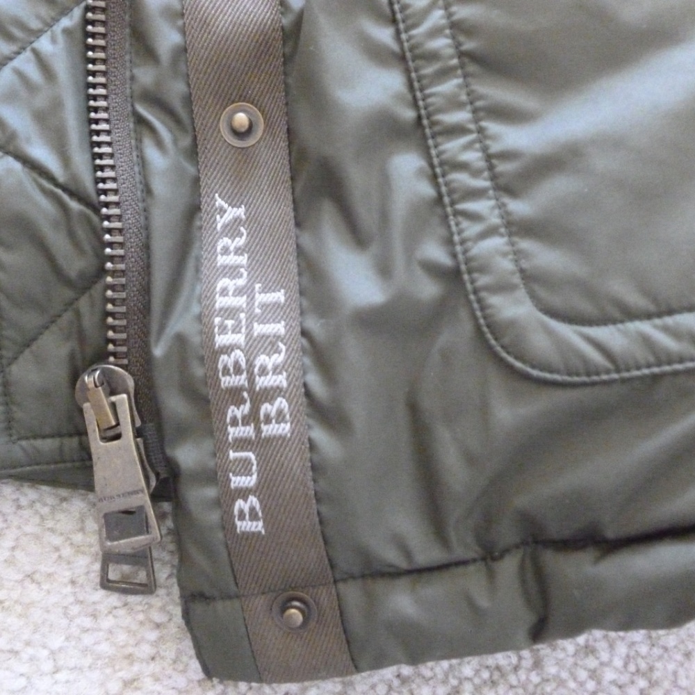 Burberry Worthington Down Toggle Coat Fox Fur Hood - Picture 7 of 8